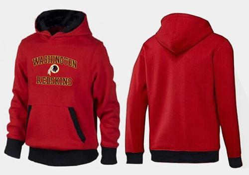 NFL Men's Nike Washington Redskins Heart & Soul Pullover Hoodie - Red/Black